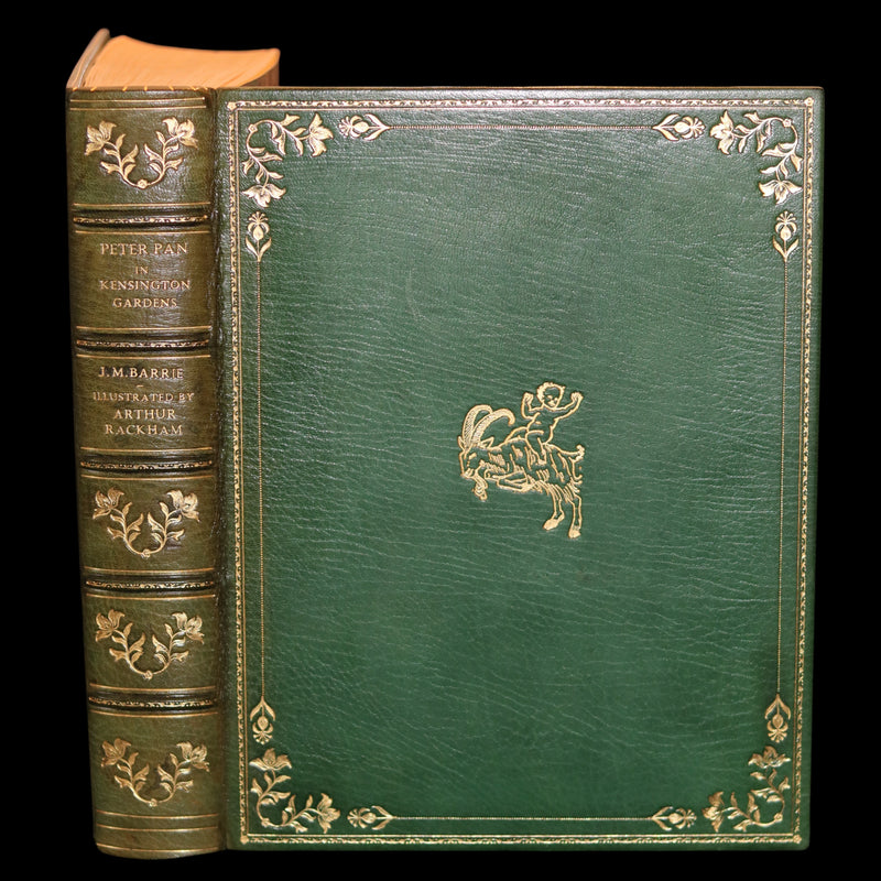 1906 First Rackham Edition bound by Asprey - PETER PAN in Kensington Garden illustrated by Arthur Rackham.
