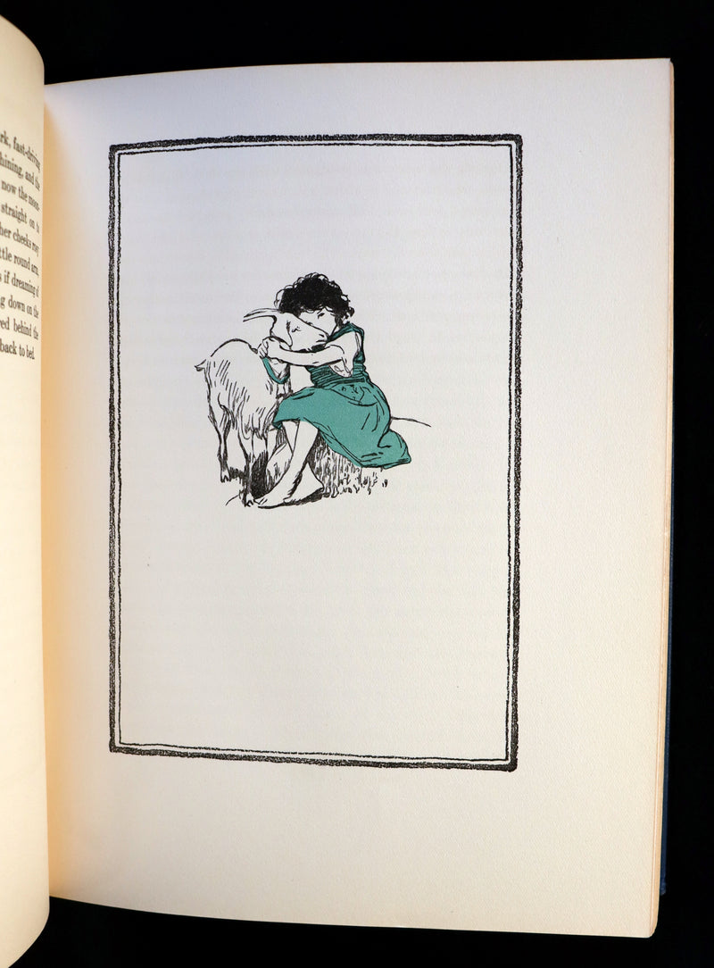 1922 Rare Book - HEIDI by Johanna Spyri. First Edition illustrated by Jessie Willcox Smith.