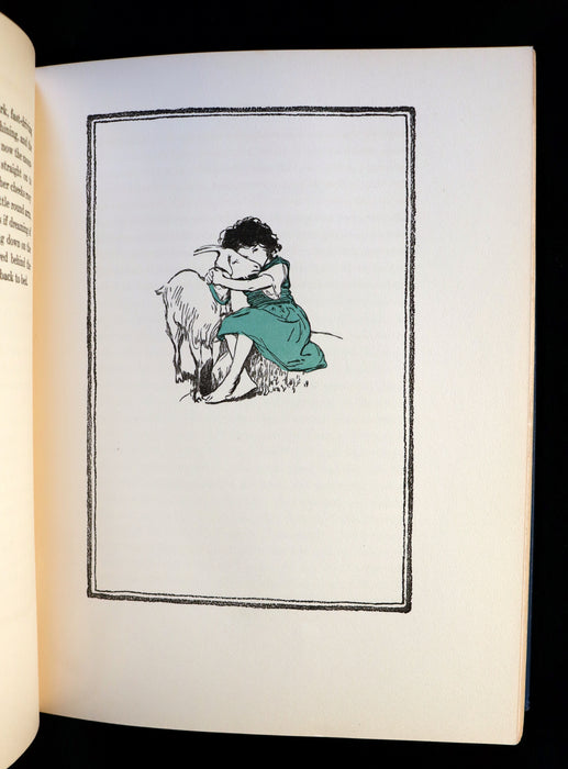 1922 Rare Book - HEIDI by Johanna Spyri. First Edition illustrated by Jessie Willcox Smith.