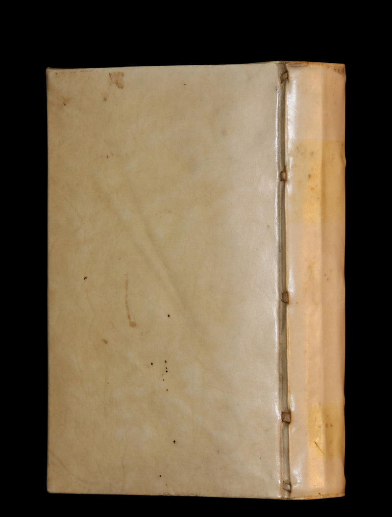1692 Scarce Greek Latin Vellum Book - Ancient GREEK Poets and Poems by Johannes Vorst.