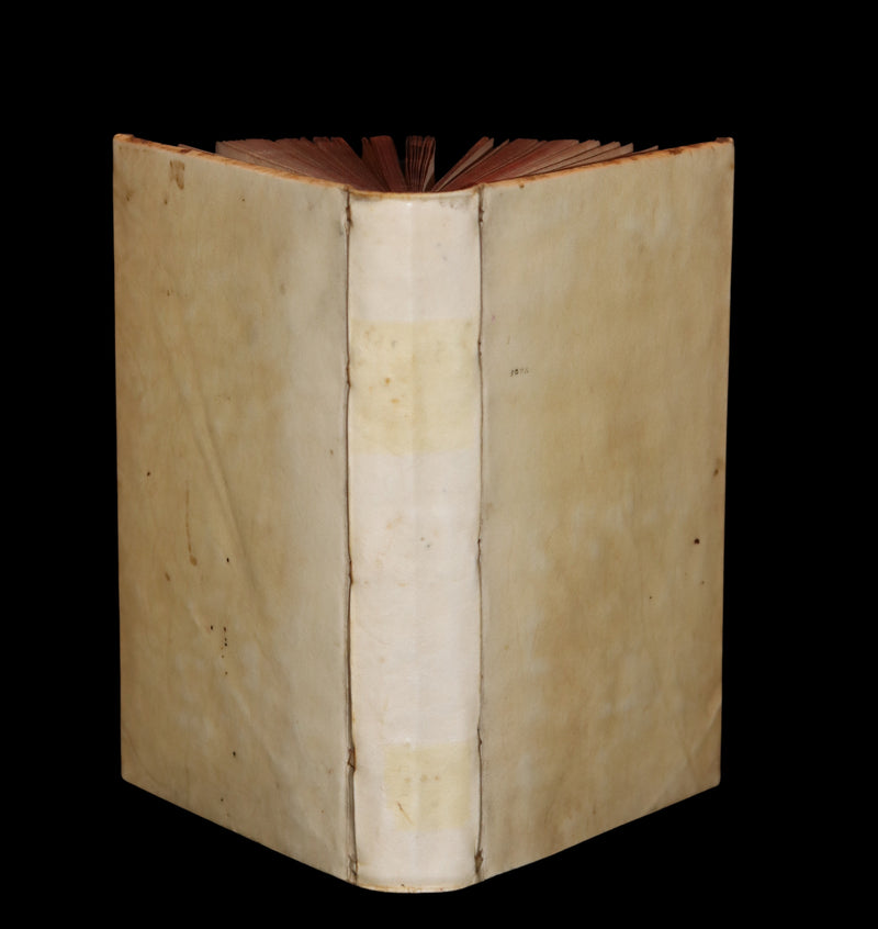 1692 Scarce Greek Latin Vellum Book - Ancient GREEK Poets and Poems by Johannes Vorst.