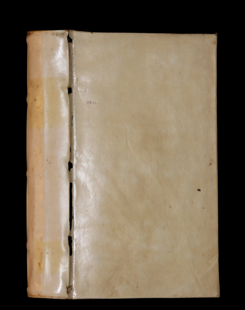 1692 Scarce Greek Latin Vellum Book - Ancient GREEK Poets and Poems by Johannes Vorst.