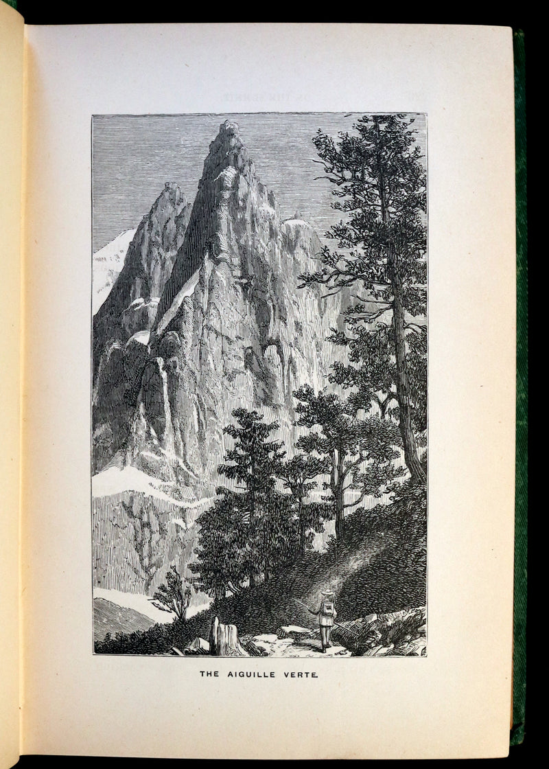1878 Rare 1stED Book - Alpine Adventure: Narratives of Travel & Research Among the ALPS.