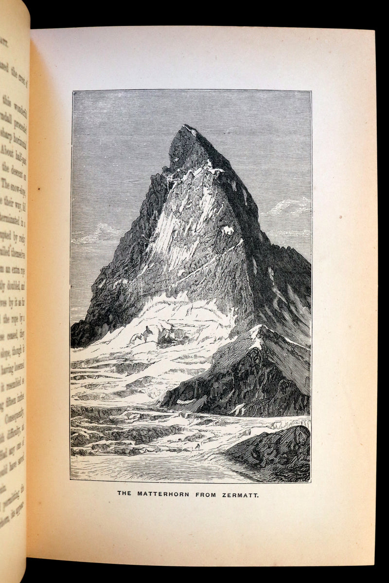 1878 Rare 1stED Book - Alpine Adventure: Narratives of Travel & Research Among the ALPS.