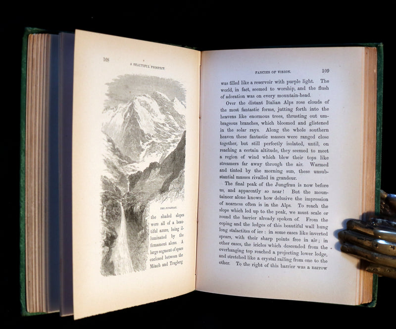 1878 Rare 1stED Book - Alpine Adventure: Narratives of Travel & Research Among the ALPS.