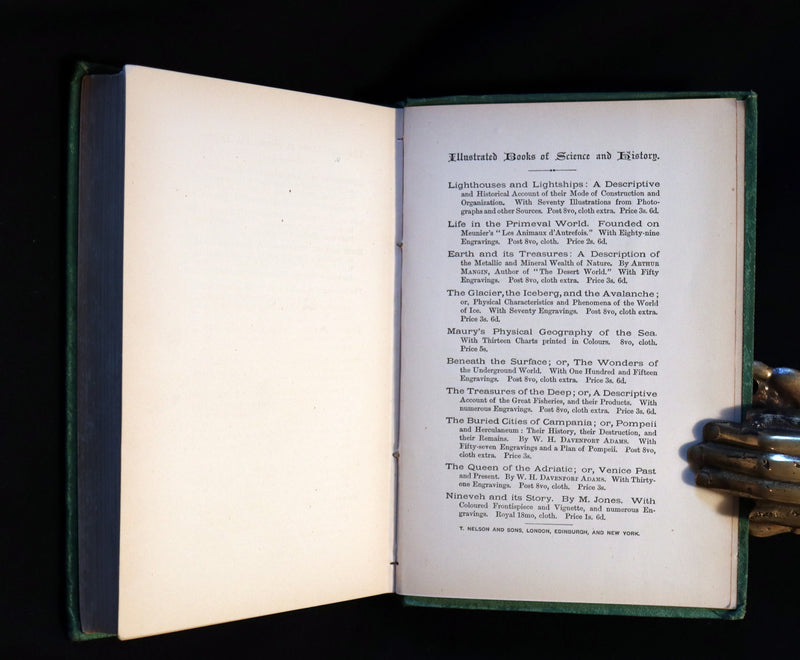 1878 Rare 1stED Book - Alpine Adventure: Narratives of Travel & Research Among the ALPS.