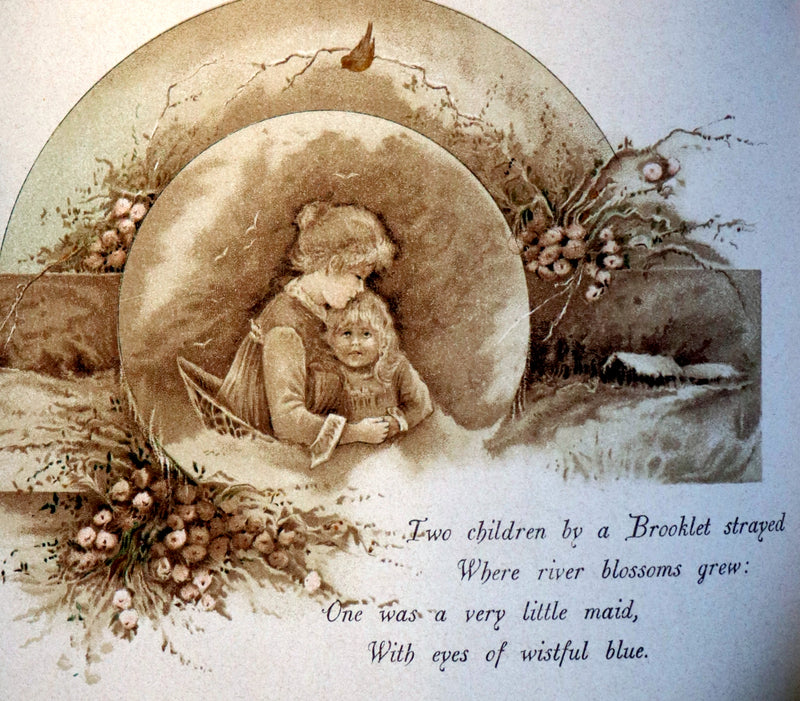 1885 Scarce Victorian Postgate Book ~The Brooklet and Other Tales of WONDER.