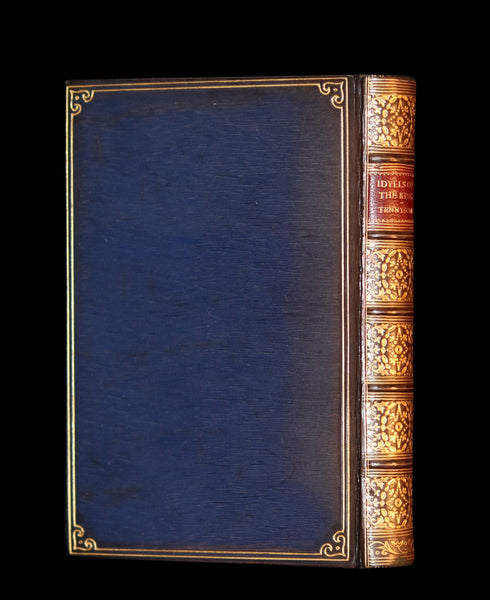 1929 Beautiful Riviere Binding - Legend of King Arthur - The Holy Grail - Idylls of the King by Tennyson.