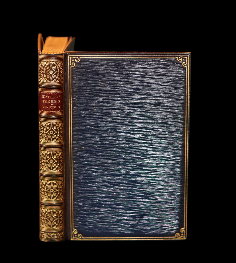 1929 Beautiful Riviere Binding - Legend of King Arthur - The Holy Grail - Idylls of the King by Tennyson.