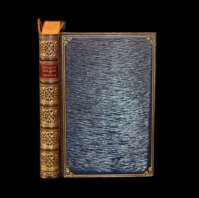 1929 Beautiful Riviere Binding - Legend of King Arthur - The Holy Grail - Idylls of the King by Tennyson.