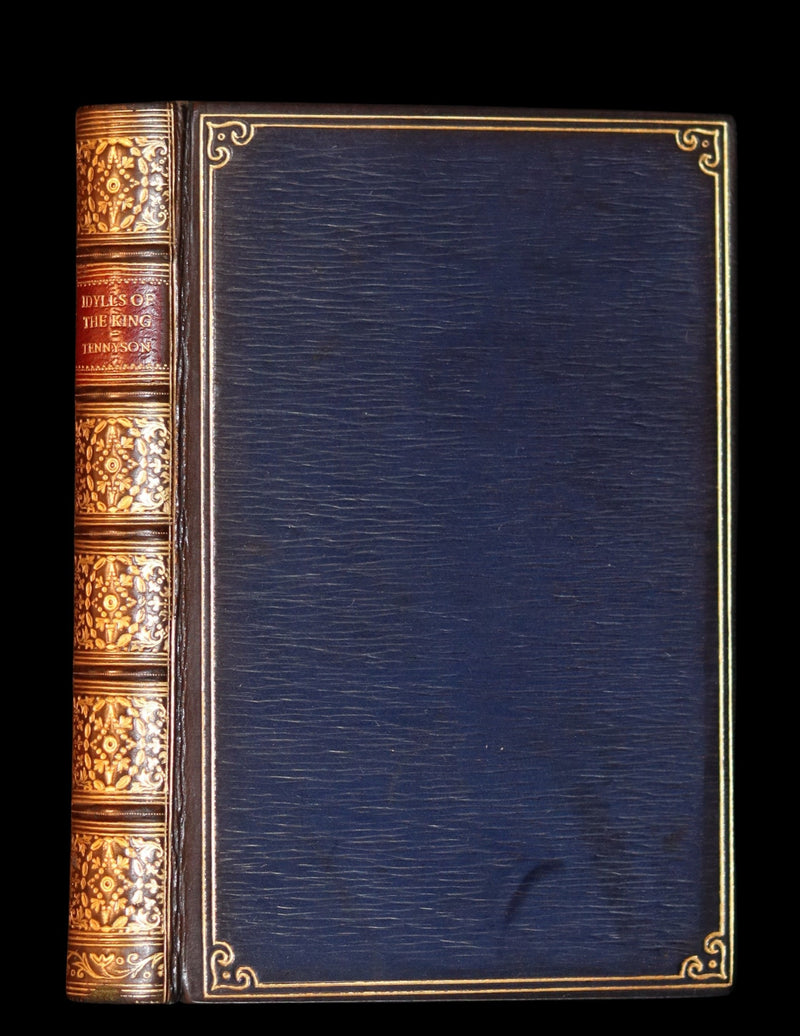 1929 Beautiful Riviere Binding - Legend of King Arthur - The Holy Grail - Idylls of the King by Tennyson.
