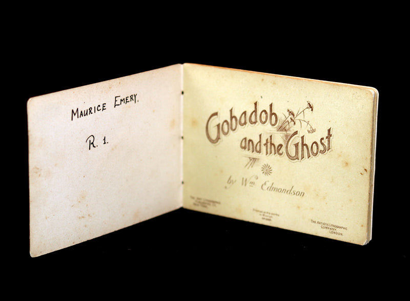 1890 Scarce Victorian Book ~ GOBADOB and the GHOST by William Edmondson.