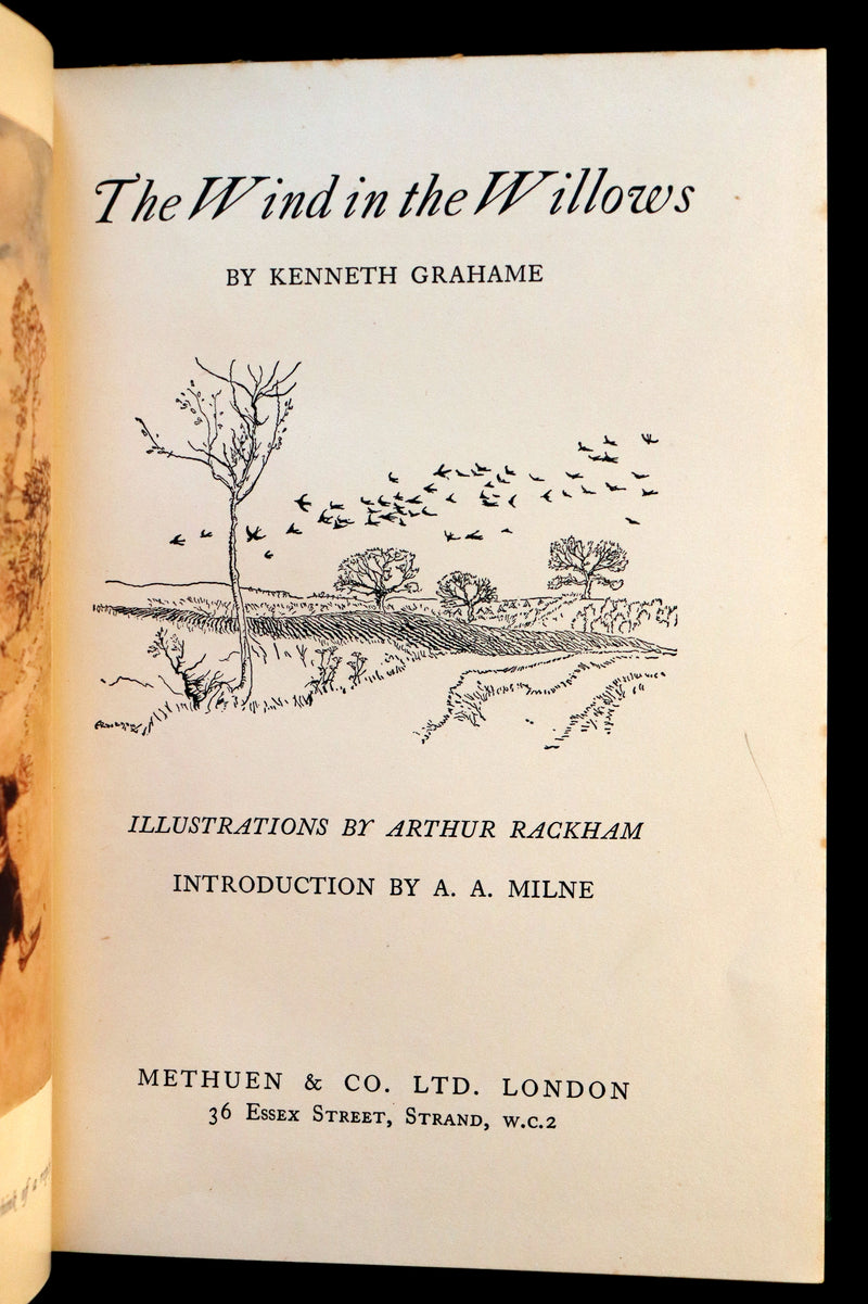 1950 First Edition by Arthur RACKHAM - The WIND IN THE WILLOWS by Kenneth Grahame.