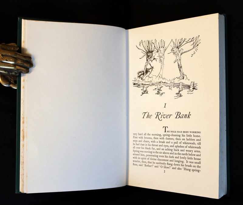 1950 First Edition by Arthur RACKHAM - The WIND IN THE WILLOWS by Kenneth Grahame.
