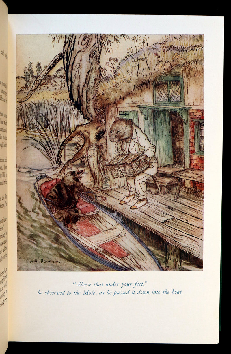 1950 First Edition by Arthur RACKHAM - The WIND IN THE WILLOWS by Kenneth Grahame.