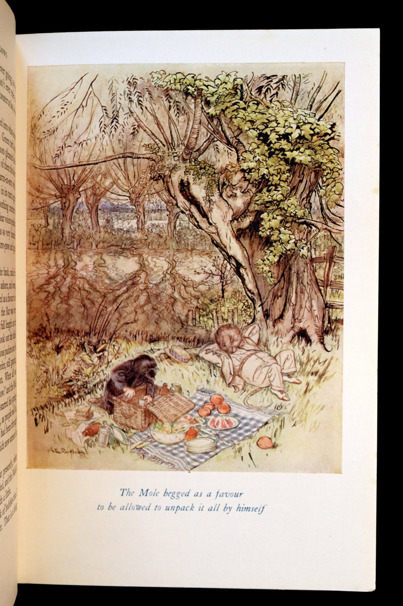 1950 First Edition by Arthur RACKHAM - The WIND IN THE WILLOWS by Kenneth Grahame.