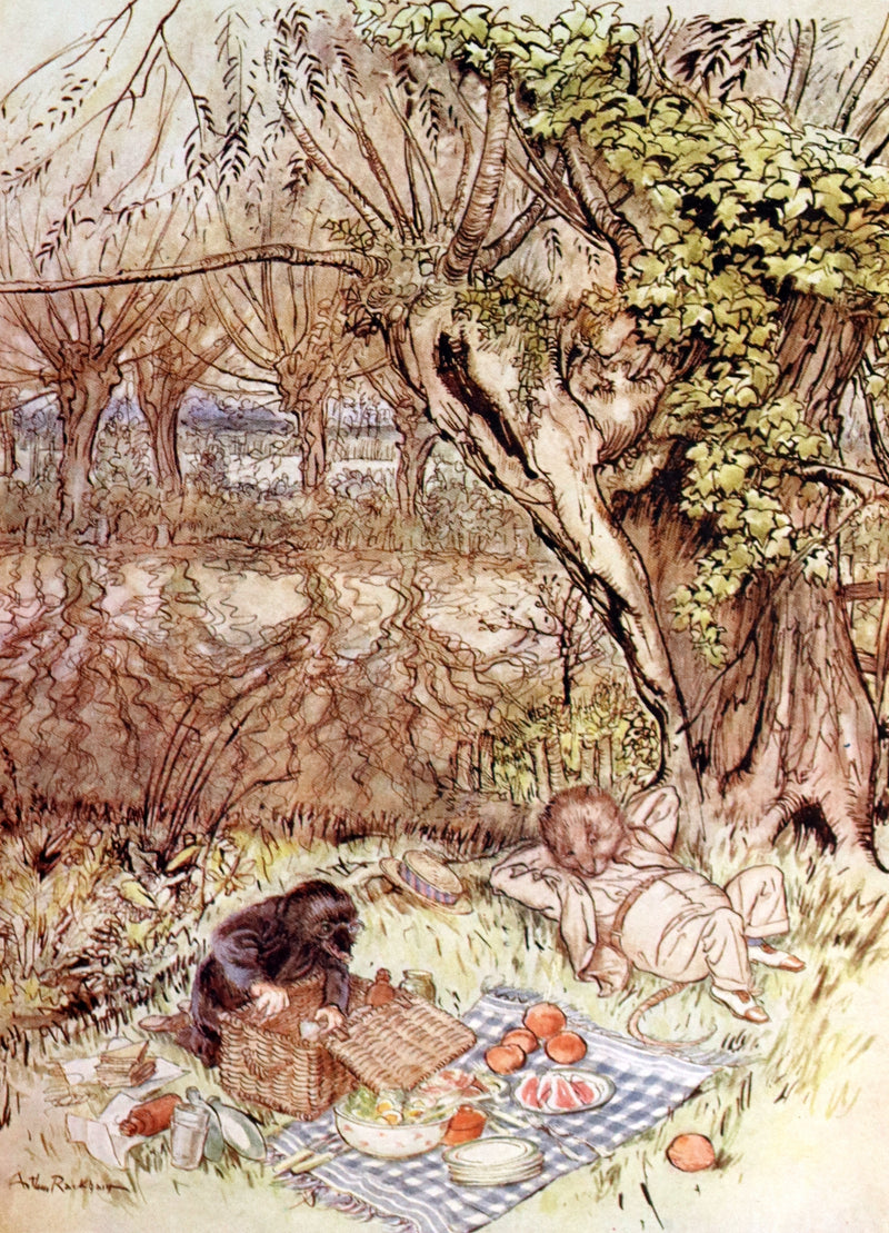 1950 First Edition by Arthur RACKHAM - The WIND IN THE WILLOWS by Kenneth Grahame.