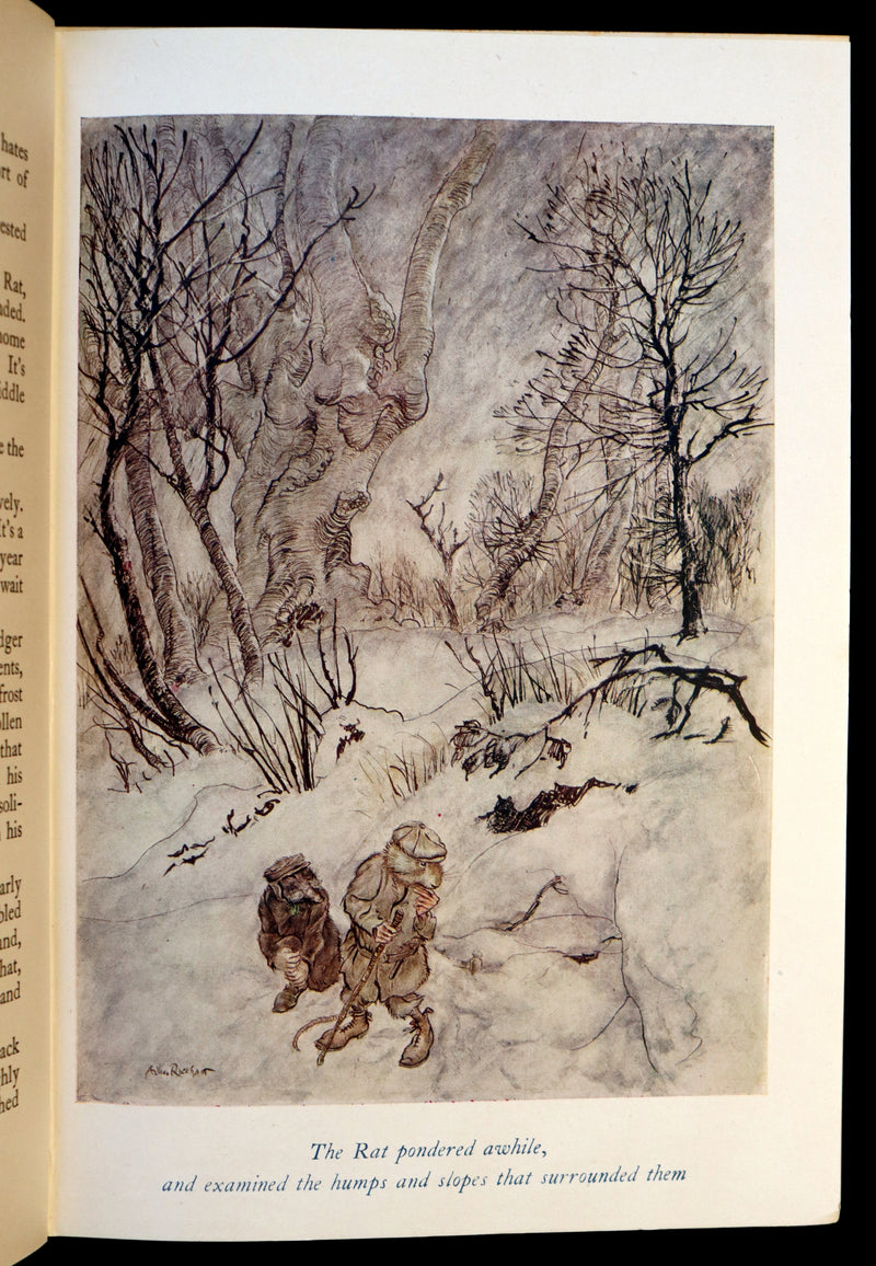 1950 First Edition by Arthur RACKHAM - The WIND IN THE WILLOWS by Kenneth Grahame.
