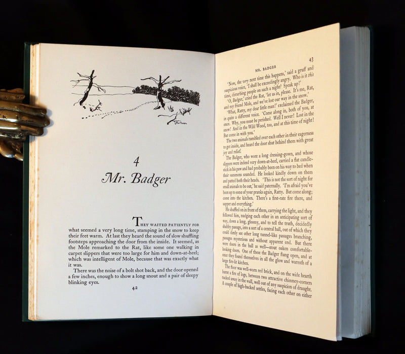 1950 First Edition by Arthur RACKHAM - The WIND IN THE WILLOWS by Kenneth Grahame.