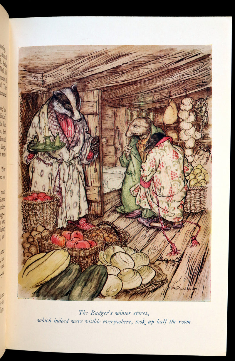 1950 First Edition by Arthur RACKHAM - The WIND IN THE WILLOWS by Kenneth Grahame.