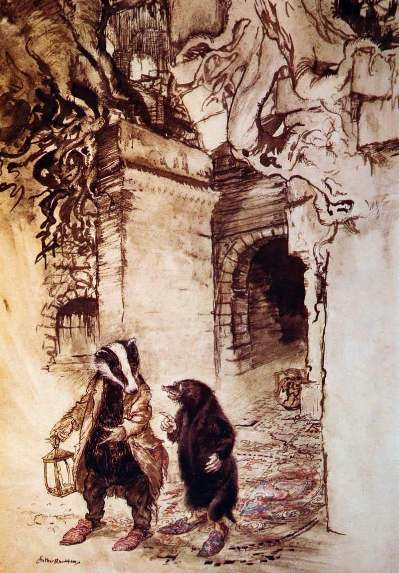1950 First Edition by Arthur RACKHAM - The WIND IN THE WILLOWS by Kenneth Grahame.