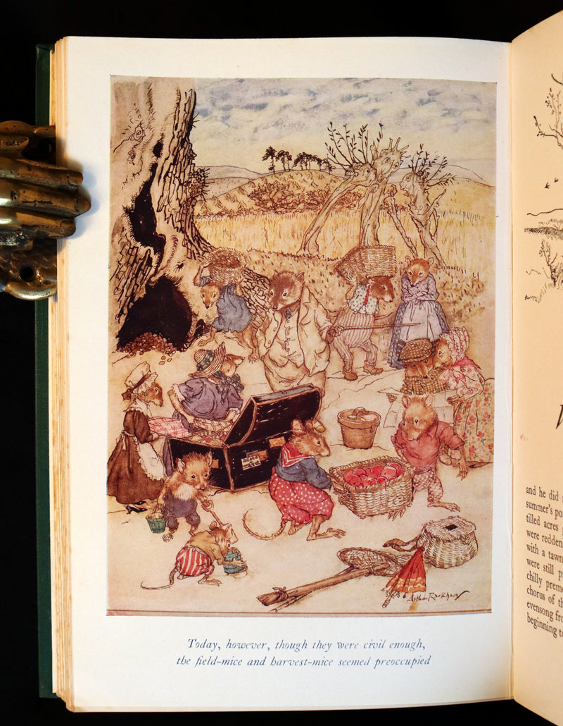 1950 First Edition by Arthur RACKHAM - The WIND IN THE WILLOWS by Kenneth Grahame.