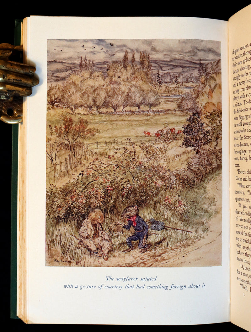 1950 First Edition by Arthur RACKHAM - The WIND IN THE WILLOWS by Kenneth Grahame.