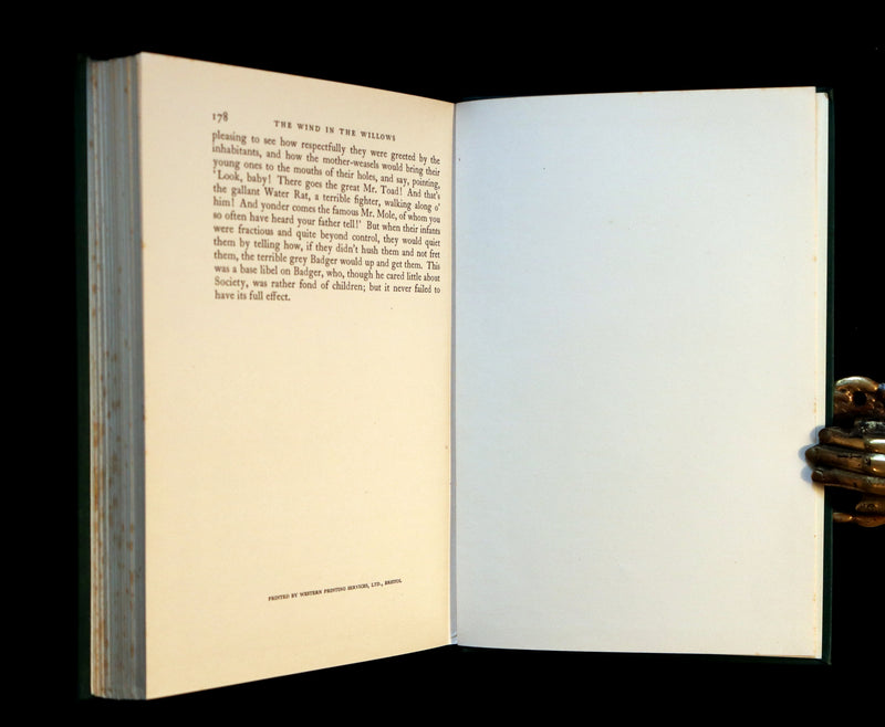 1950 First Edition by Arthur RACKHAM - The WIND IN THE WILLOWS by Kenneth Grahame.
