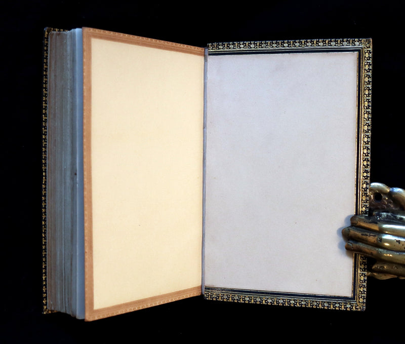 1831 Rare Book set bound by Kaufmann - The Adventures of Peregrine Pickle illustrated by Cruikshank.