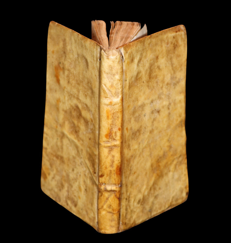 1695 Scarce Italian Vellum Book - The Crown of the Followers of Jesus Christ - Eight Beatitudes by Padre Gio. Angelo Maria Bernia Carmelitano.