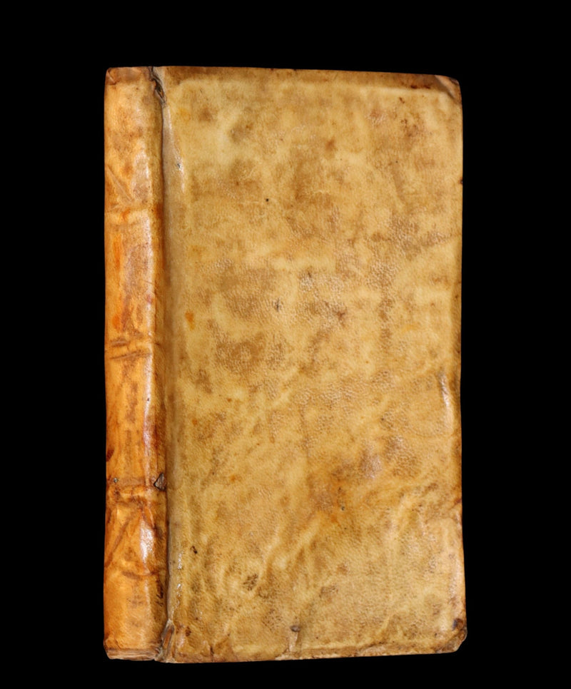 1695 Scarce Italian Vellum Book - The Crown of the Followers of Jesus Christ - Eight Beatitudes by Padre Gio. Angelo Maria Bernia Carmelitano.