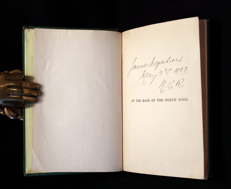1872 Scarce Edition - AT THE BACK OF THE NORTH WIND by George MacDonald.