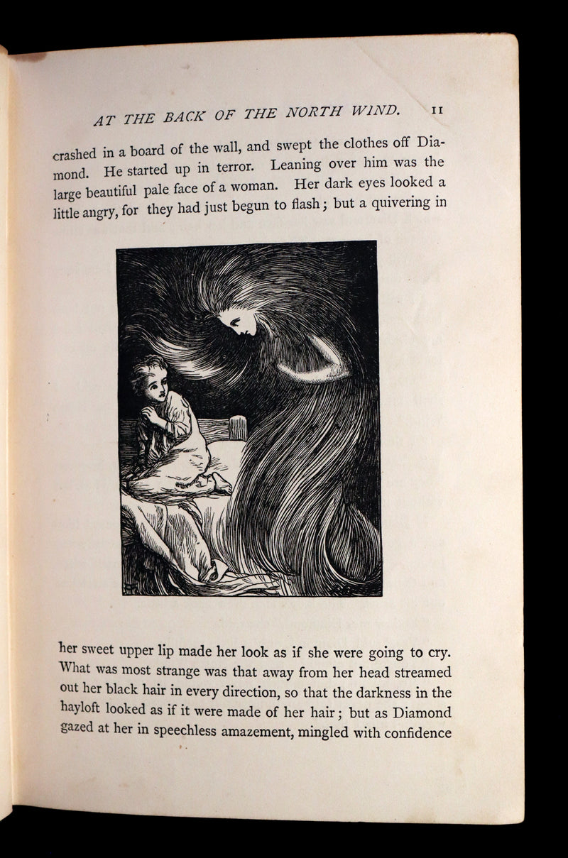 1872 Scarce Edition - AT THE BACK OF THE NORTH WIND by George MacDonald.