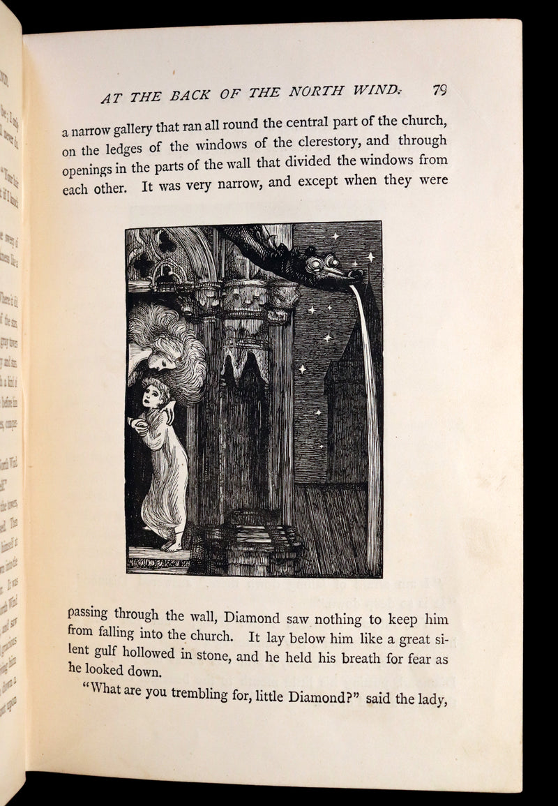 1872 Scarce Edition - AT THE BACK OF THE NORTH WIND by George MacDonald.