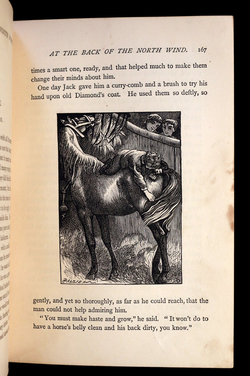 1872 Scarce Edition - AT THE BACK OF THE NORTH WIND by George MacDonald.