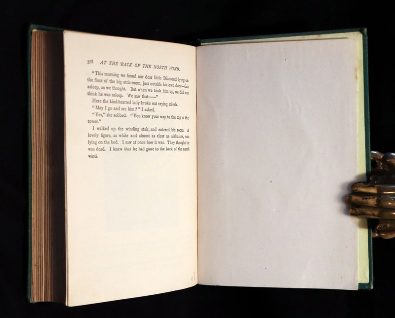 1872 Scarce Edition - AT THE BACK OF THE NORTH WIND by George MacDonald.