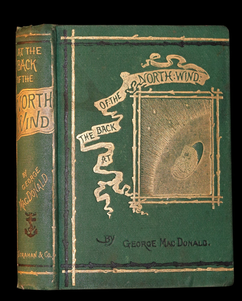 1872 Scarce Edition - AT THE BACK OF THE NORTH WIND by George MacDonald.