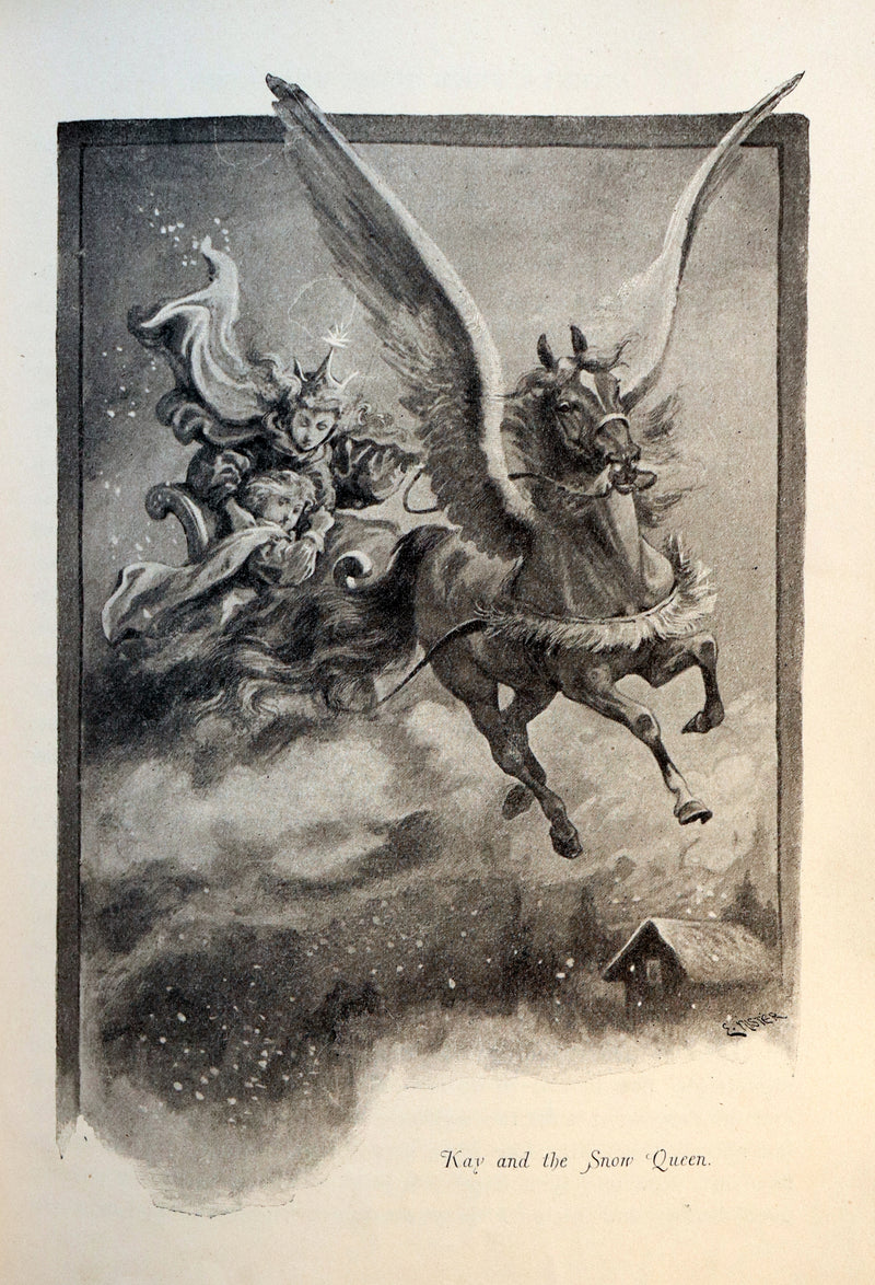 1890 Rare Book - Stories by Hans Andersen - FAIRY TALES illustrated by Evelyn Stuart Hardy.