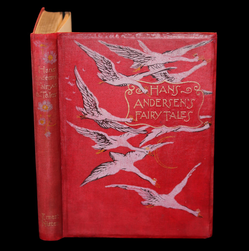1890 Rare Book - Stories by Hans Andersen - FAIRY TALES illustrated by Evelyn Stuart Hardy.