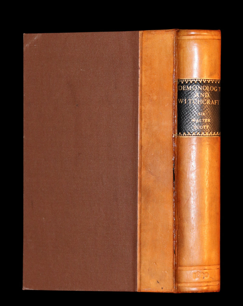 1830 First Edition of Letters on Demonology & Witchcraft - WITCHES & FAIRIES  by Sir Walter Scott.