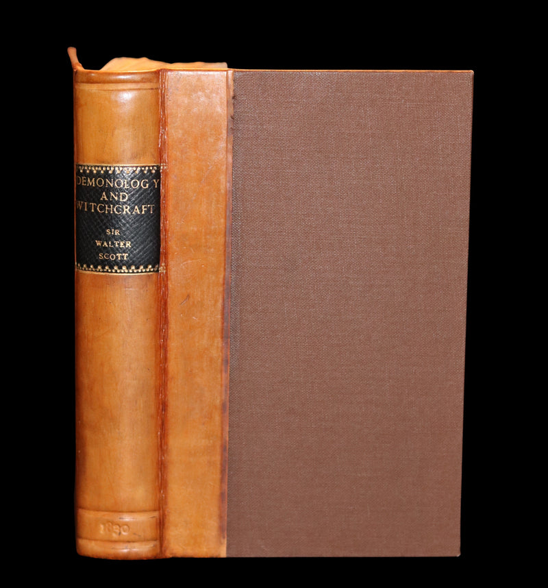 1830 First Edition of Letters on Demonology & Witchcraft - WITCHES & FAIRIES  by Sir Walter Scott.