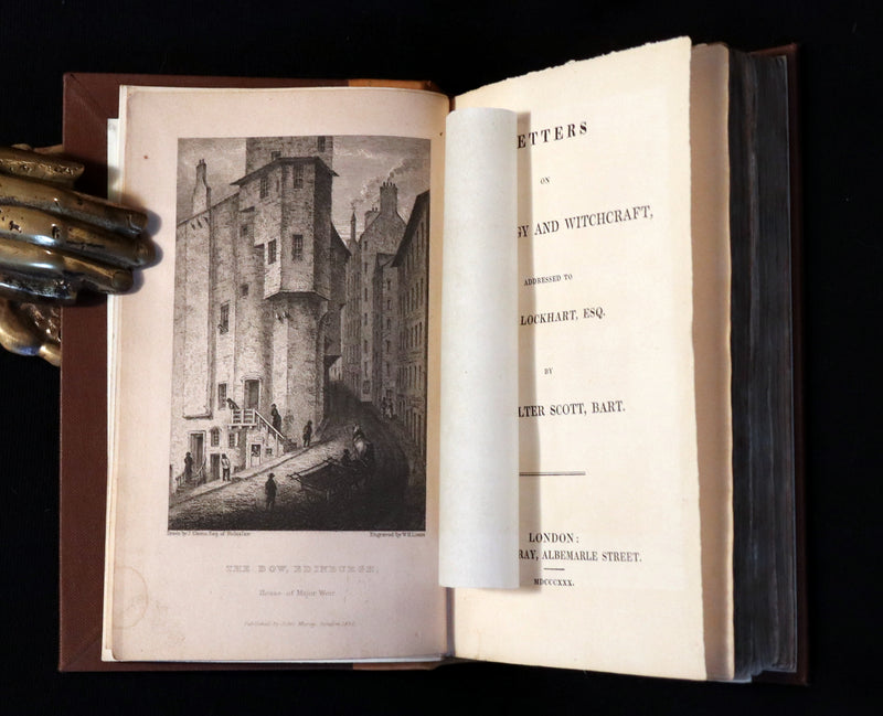 1830 First Edition of Letters on Demonology & Witchcraft - WITCHES & FAIRIES  by Sir Walter Scott.