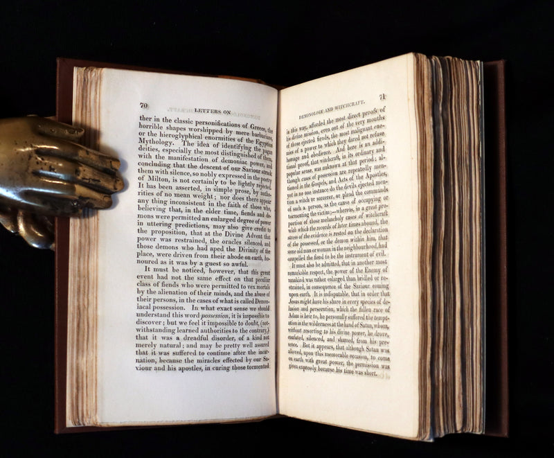 1830 First Edition of Letters on Demonology & Witchcraft - WITCHES & FAIRIES  by Sir Walter Scott.