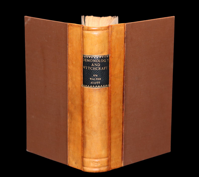 1830 First Edition of Letters on Demonology & Witchcraft - WITCHES & FAIRIES  by Sir Walter Scott.