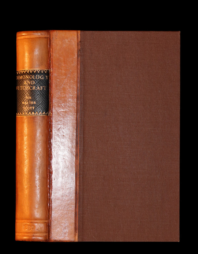 1830 First Edition of Letters on Demonology & Witchcraft - WITCHES & FAIRIES  by Sir Walter Scott.