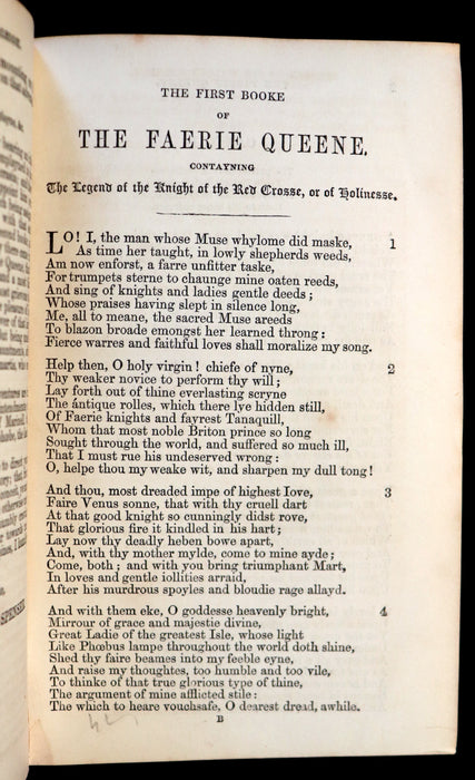 1853 Rare Book in a BEAUTIFUL BINDING ~ The FAERIE QUEENE by Edmund SPENSER Illustrated by Corbould.