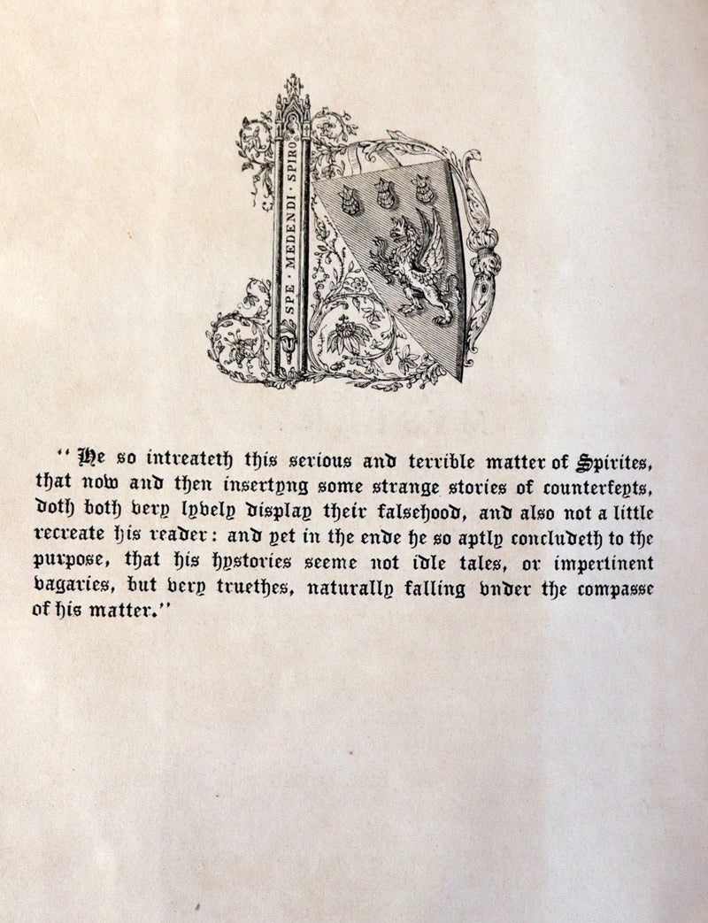 1841 Rare First Edition - Dendy's PHILOSOPHY OF MYSTERY or Ghosts, Fairy Mythology, Spectres & Demonology.