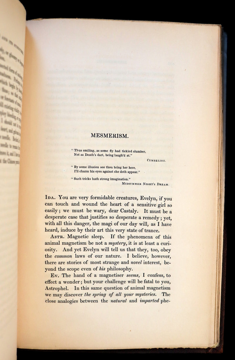 1841 Rare First Edition - Dendy's PHILOSOPHY OF MYSTERY or Ghosts, Fairy Mythology, Spectres & Demonology.