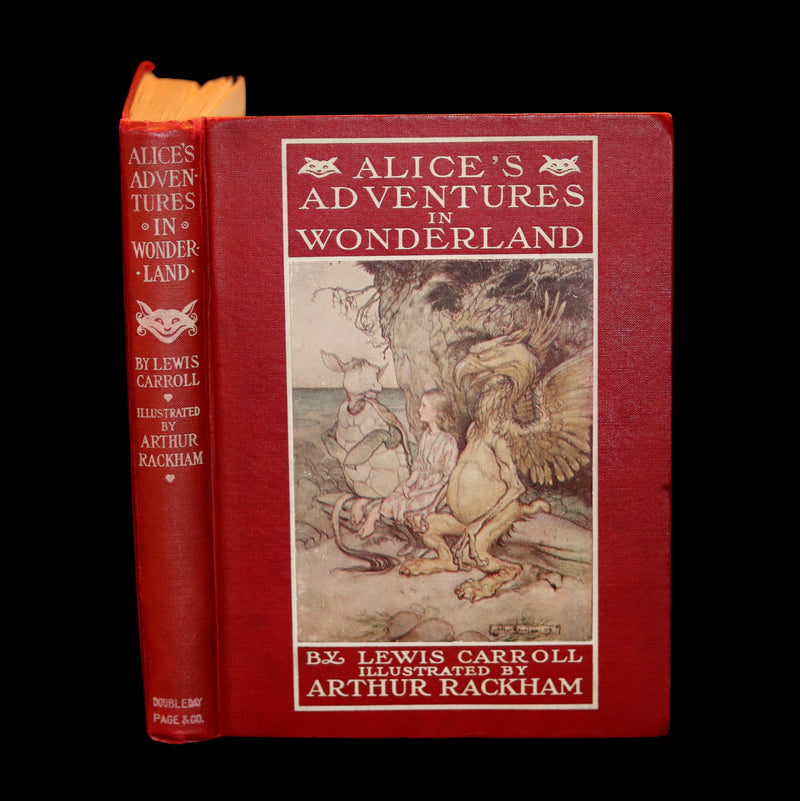 1907 First US Edition - Alice's Adventures in Wonderland illustrated by Arthur Rackham.