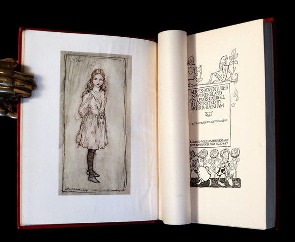 1907 First US Edition - Alice's Adventures in Wonderland illustrated by Arthur Rackham.